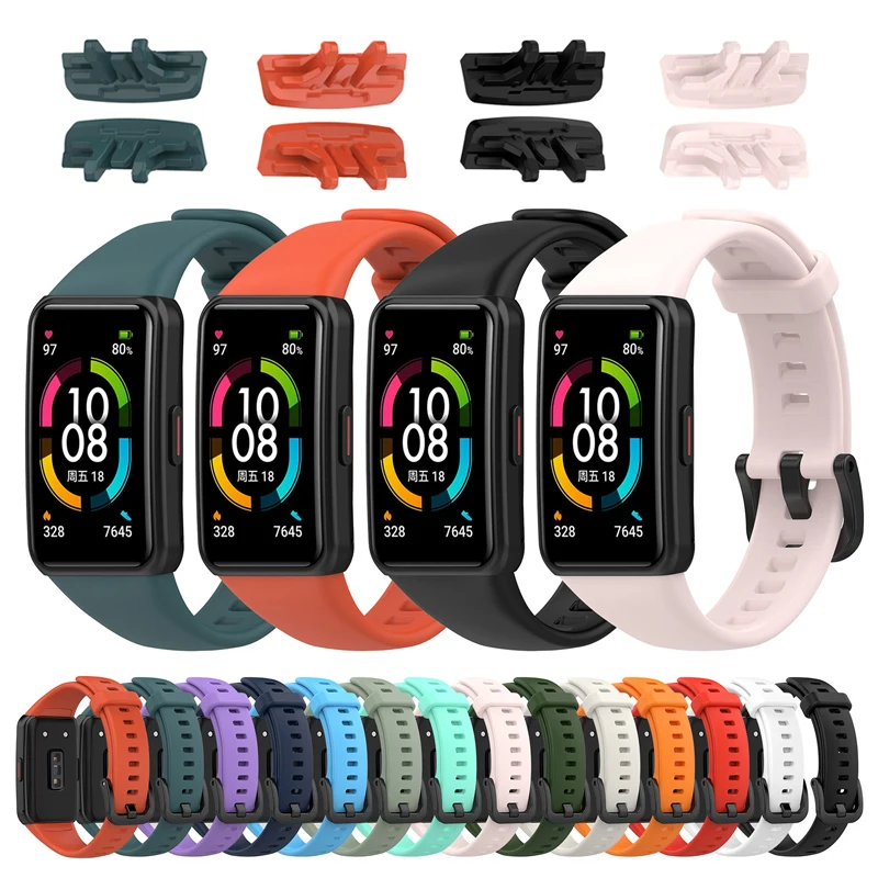 Silicone Wrist Strap For Huawei Honor Band 6 Smart Watch Replacement Band Adjustable Watchbands For Honor Band 6
Silicone Wrist Strap For Huawei Honor Band 6 Smart Watch Replacement Band Adjustable Watchbands For Honor Band 6