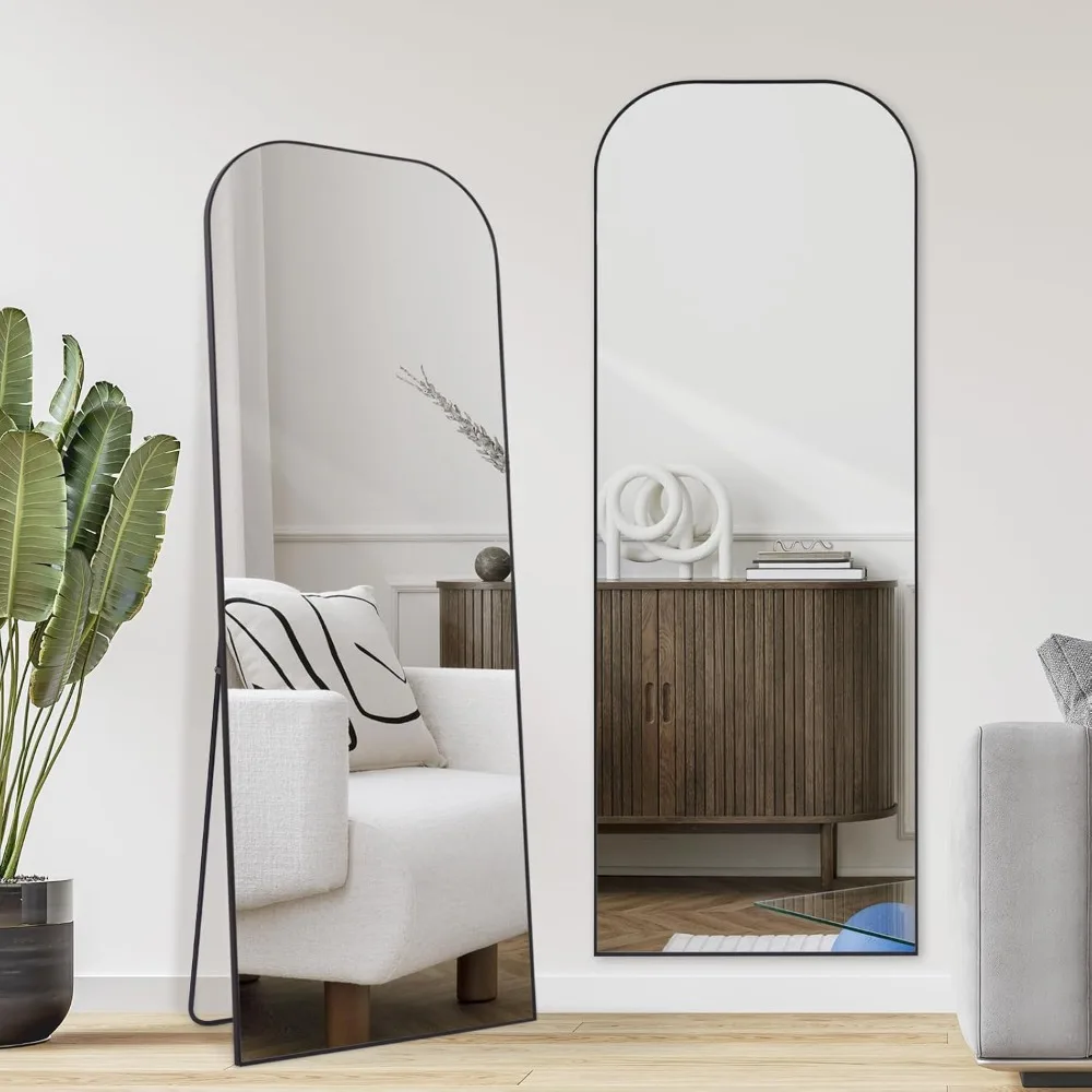 Full Length Body Floor Mirror with Stand, 64"x21" Large Standing Mirror Wall Mounted Decor for Living Room Bedroom Hal
Full Length Body Floor Mirror with Stand, 64"x21" Large Standing Mirror Wall Mounted Decor for Living Room Bedroom Hal