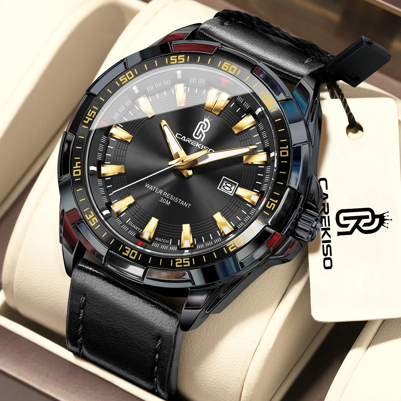 CAREKISO Fashion Men's Watch Waterproof Luminous Date Luxury Men Wristwatch Sports Leather Quartz Business Watches For Man Reloj
CAREKISO Fashion Men's Watch Waterproof Luminous Date Luxury Men Wristwatch Sports Leather Quartz Business Watches For Man Reloj