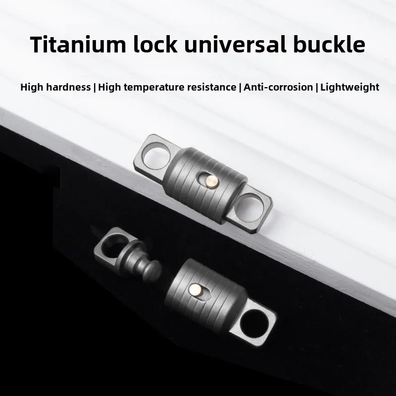 Titanium Alloy Keychain Mini-Portable Double-Headed Universal Rotating Key Ring with Lock Position Quick Disassembly
Titanium Alloy Keychain Mini-Portable Double-Headed Universal Rotating Key Ring with Lock Position Quick Disassembly