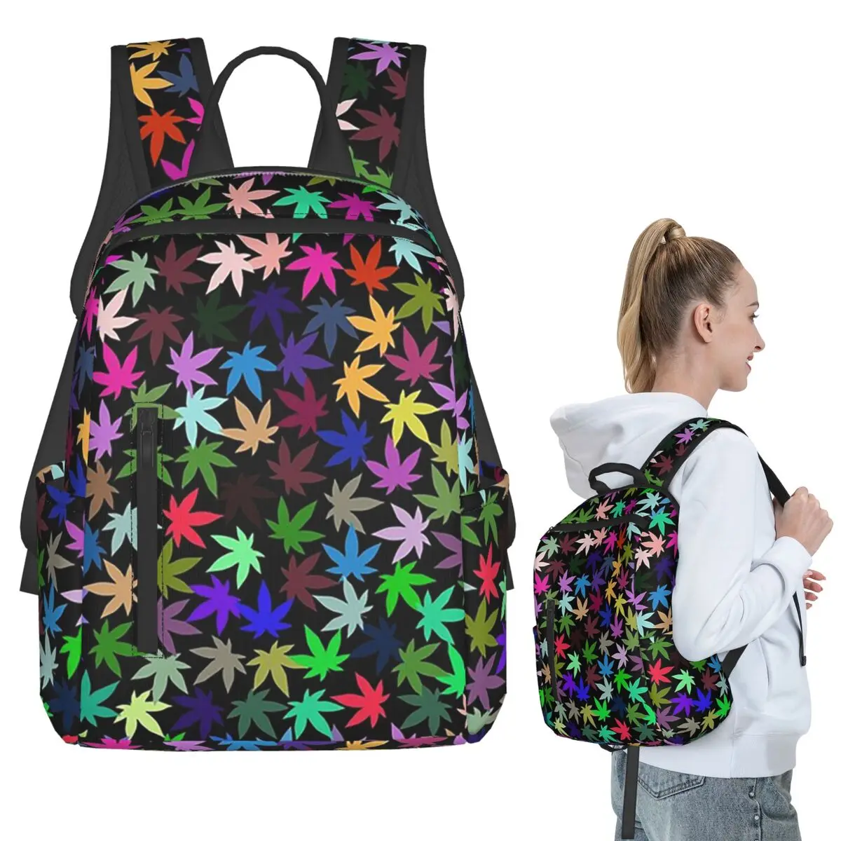Colorful Gradient Leaves Backpack Student BookBag Kids School Bag Laptop Shoulder Bags Boys Girls
Colorful Gradient Leaves Backpack Student BookBag Kids School Bag Laptop Shoulder Bags Boys Girls
