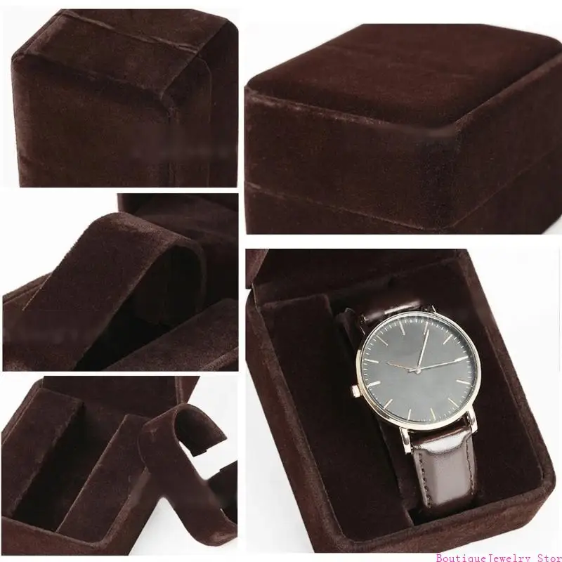 E1PE Vintage Flannelette Watch Case Handmade Storage Box Travel for Watches
E1PE Vintage Flannelette Watch Case Handmade Storage Box Travel for Watches