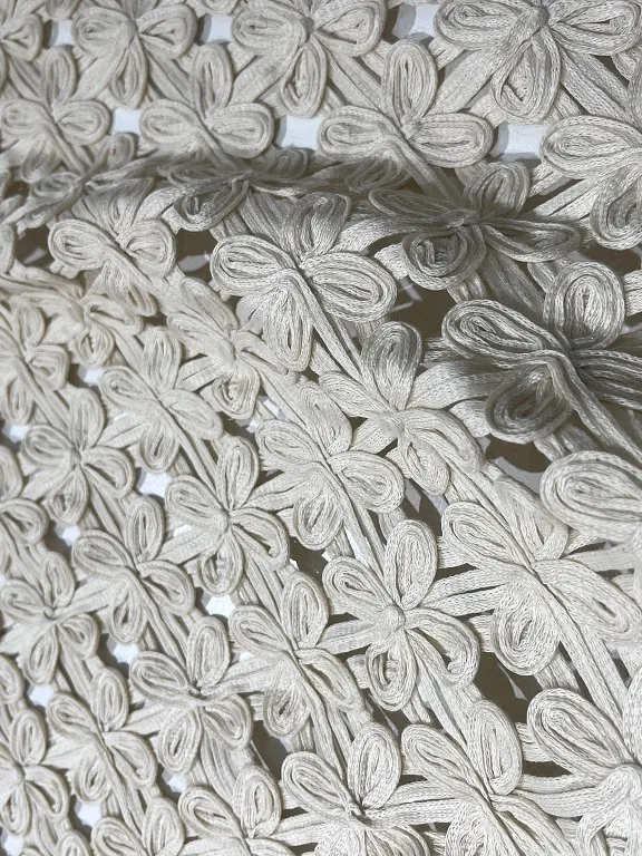Niche Designer Tailor Bohemian Style Rope Embroidery Log Cotton String Hollow Chinese Knot Soft Fabrics
Niche Designer Tailor Bohemian Style Rope Embroidery Log Cotton String Hollow Chinese Knot Soft Fabrics