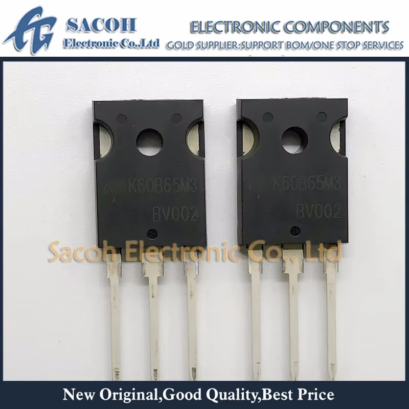 Refurbished Original 5Pcs/Lot AOK60B65M3 K60B65M3 OR AOK60B65H1 K60B65H1 TO-247 60A 650V MOSFET Field-effect Transistor
Refurbished Original 5Pcs/Lot AOK60B65M3 K60B65M3 OR AOK60B65H1 K60B65H1 TO-247 60A 650V MOSFET Field-effect Transistor