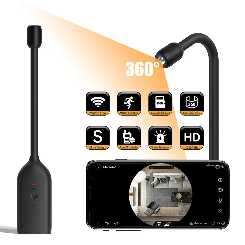 QJ700 Мини Wi-Fi камера HD 1080P Гибкий объектив Кабель 2-сторонний разговор Обнаружение движения USB Перезаряжаемая маленькая беспроводная Wi-Fi камера
QJ700 Мини Wi-Fi камера HD 1080P Гибкий объектив Кабель 2-сторонний разговор Обнаружение движения USB Перезаряжаемая маленькая беспроводная Wi-Fi камера