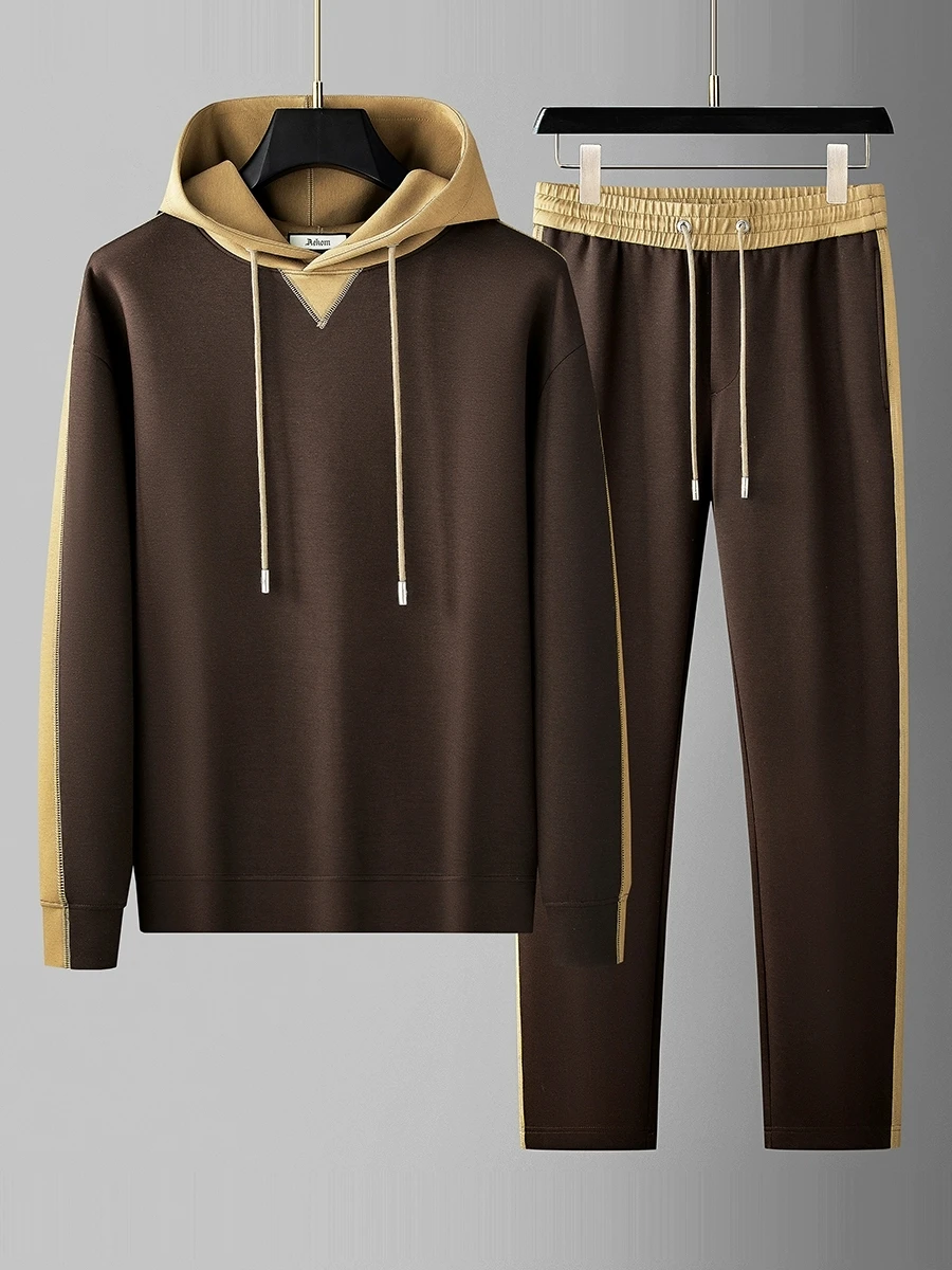 JSBD Fall color contrast patchwork two-piece Modal Air layer men's hoodie casual sports suit
JSBD Fall color contrast patchwork two-piece Modal Air layer men's hoodie casual sports suit