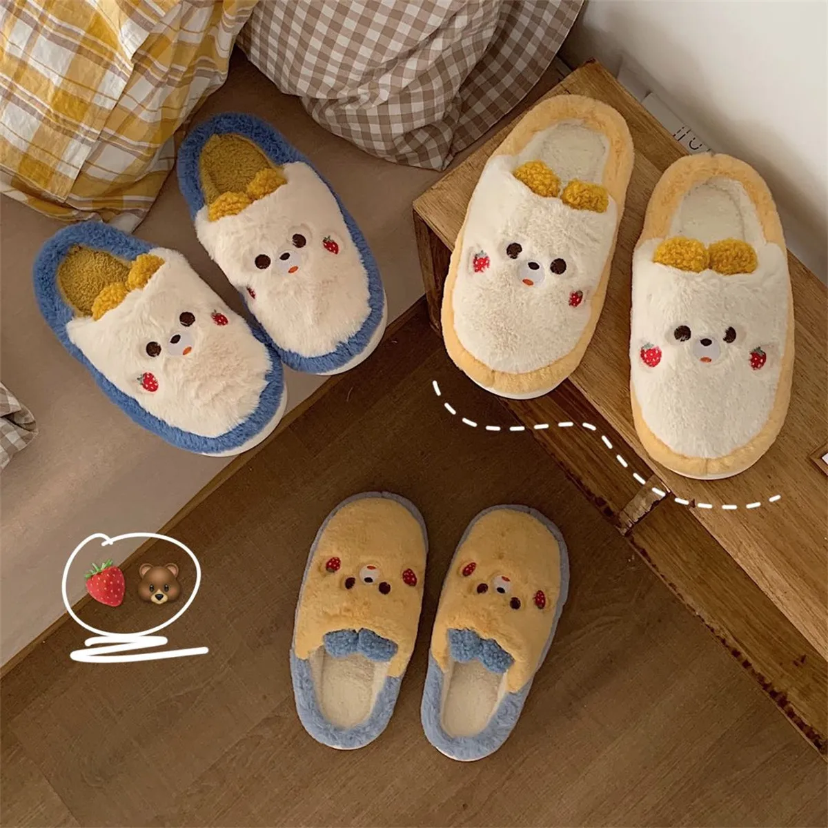 Plush cotton shoes 2024 winter cute cartoon home slippers new indoor thermal bag head cotton shoes women
Plush cotton shoes 2024 winter cute cartoon home slippers new indoor thermal bag head cotton shoes women