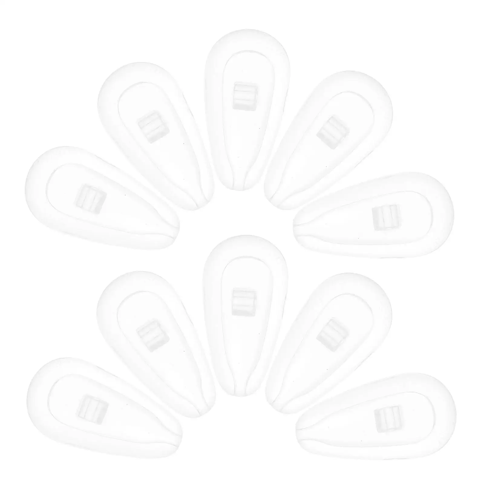 20 Pairs Slip Soft Silicone Nose Pads Transparent Gel Glasses Eye Glass Nose Pads Fit Comfort Universal Eyewear Accessories
20 Pairs Slip Soft Silicone Nose Pads Transparent Gel Glasses Eye Glass Nose Pads Fit Comfort Universal Eyewear Accessories
