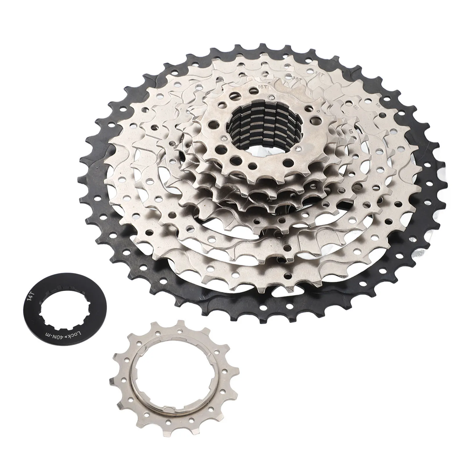 8 Speed 14‑42T Freewheel Aluminum Alloy 8 Speed Cassette Freewheel for Electric Bike Moped
8 Speed 14‑42T Freewheel Aluminum Alloy 8 Speed Cassette Freewheel for Electric Bike Moped