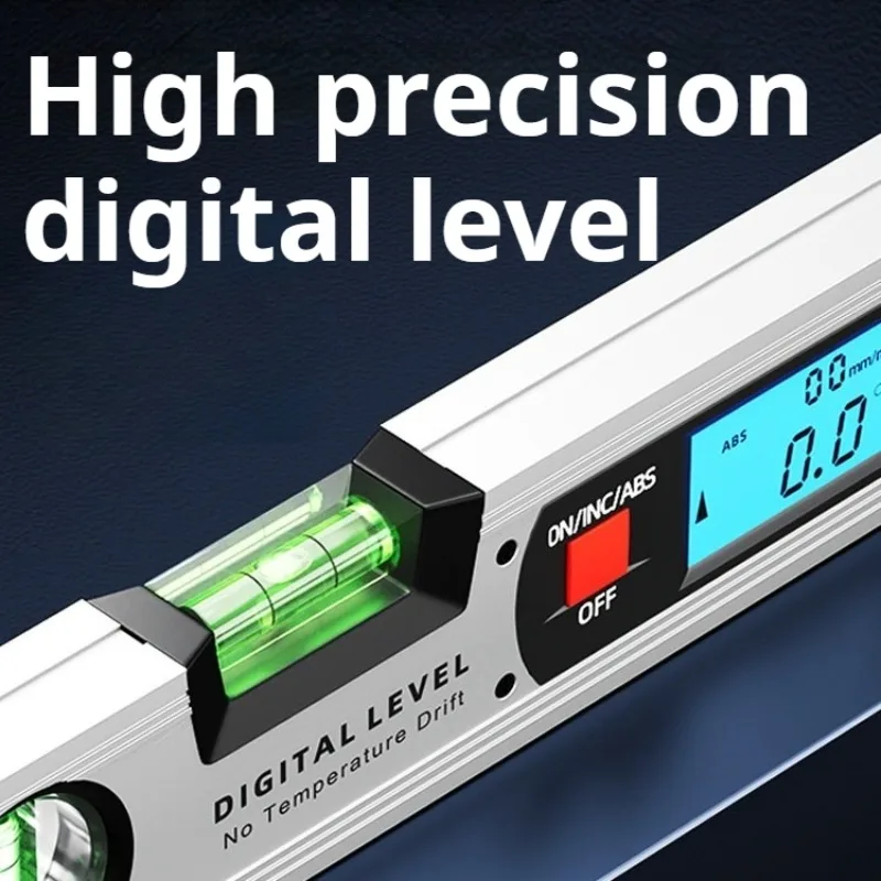 Magnet LCD Digital Level Ruler Self-Calibration High Precision Electronic Inclinometer Construction Woodworking Measuring Tools
Magnet LCD Digital Level Ruler Self-Calibration High Precision Electronic Inclinometer Construction Woodworking Measuring Tools