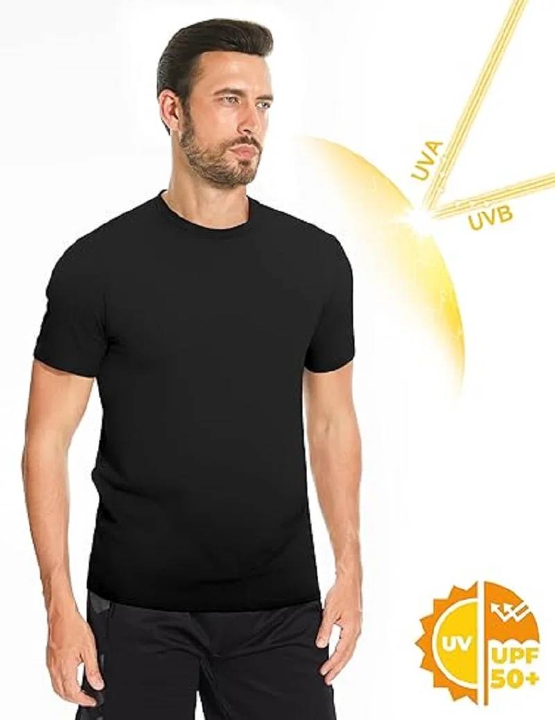 Compression Shirt Men's quick-drying Moisture-wicking T-shirt,UPF 50+ Sun Protection gym Training and Outdoor Hiking Shirt
Compression Shirt Men's quick-drying Moisture-wicking T-shirt,UPF 50+ Sun Protection gym Training and Outdoor Hiking Shirt