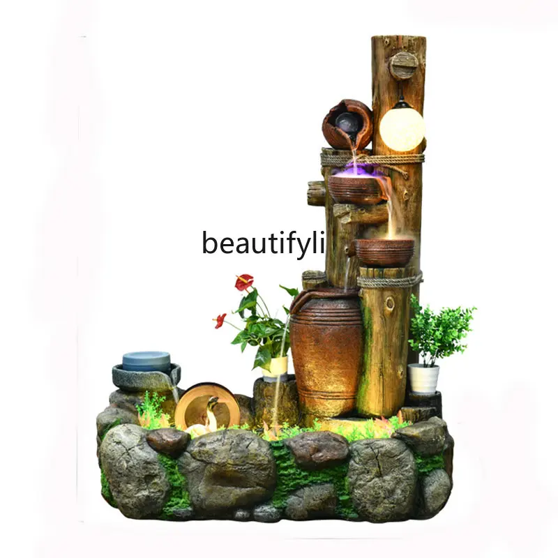 yj Floor Rockery Flowing Water Ornaments Fountain Pottery Pot Flowing Water Ornaments Balcony Decorations
yj Floor Rockery Flowing Water Ornaments Fountain Pottery Pot Flowing Water Ornaments Balcony Decorations