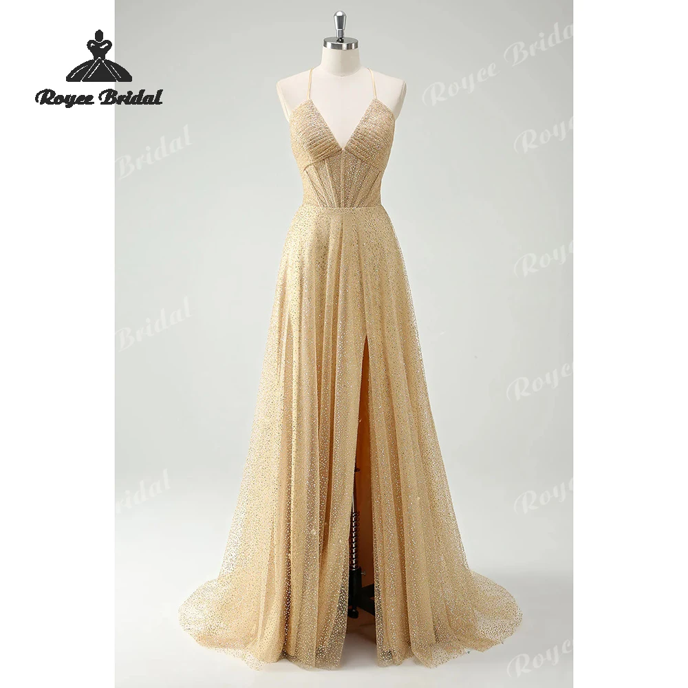 Sparkly Gold Sequins A Line Prom Dresses 2026 Lace Up Formal Evening Gowns Customized платье на выпускной
Sparkly Gold Sequins A Line Prom Dresses 2026 Lace Up Formal Evening Gowns Customized платье на выпускной
