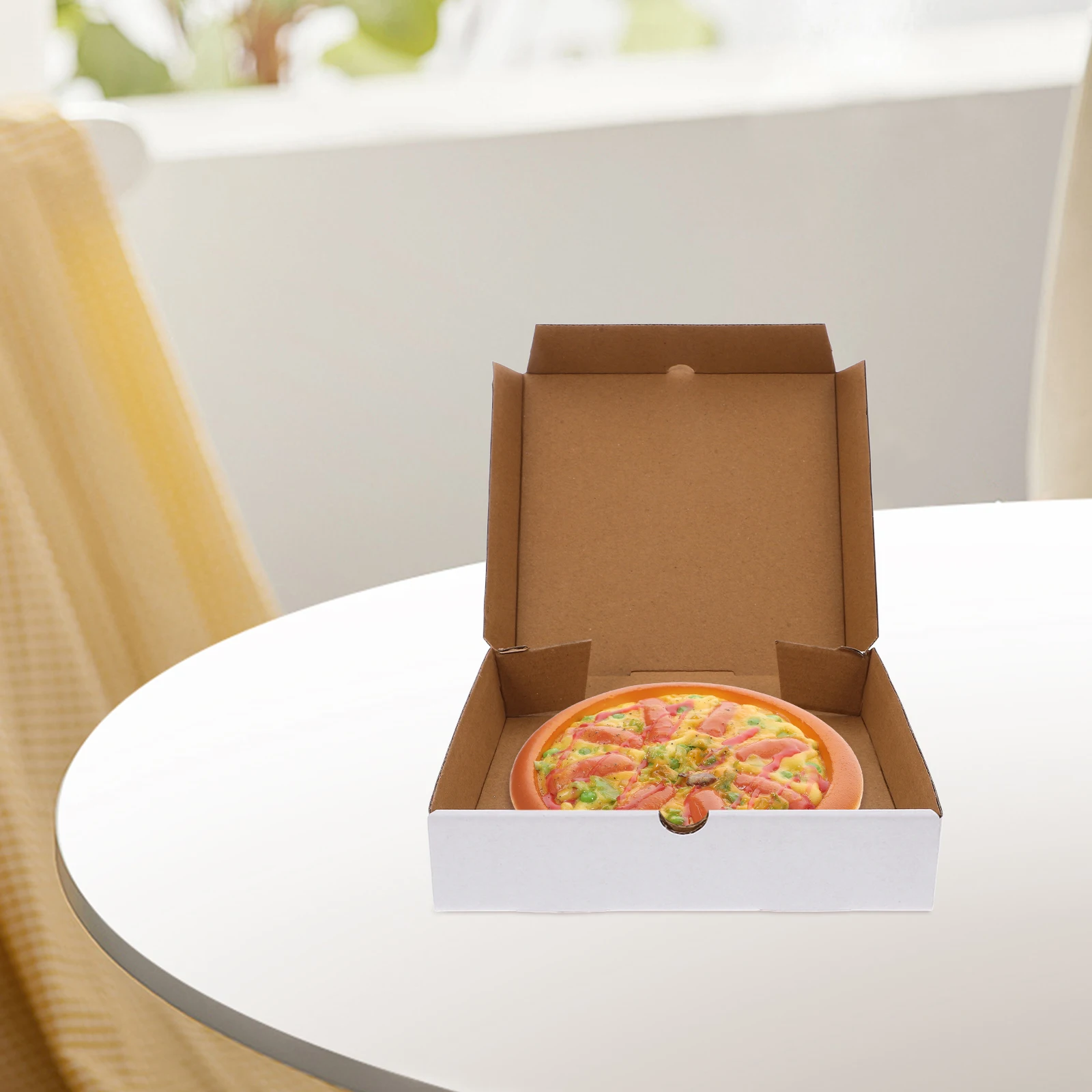 30 Pcs Pizza Boxes White Kraft Paper Cardboard Food Storage Containers Bulk Reusable Takeout Oven Safe Collapsible
30 Pcs Pizza Boxes White Kraft Paper Cardboard Food Storage Containers Bulk Reusable Takeout Oven Safe Collapsible