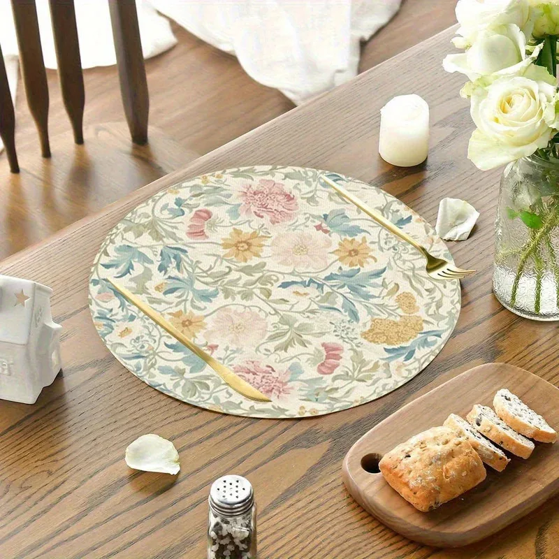 VIKAMA 4Pcs British Garden Placemats Tea Party Table Mats Family Gathering Dining Table Decor Coffee Shop Kitchen Accessories
VIKAMA 4Pcs British Garden Placemats Tea Party Table Mats Family Gathering Dining Table Decor Coffee Shop Kitchen Accessories