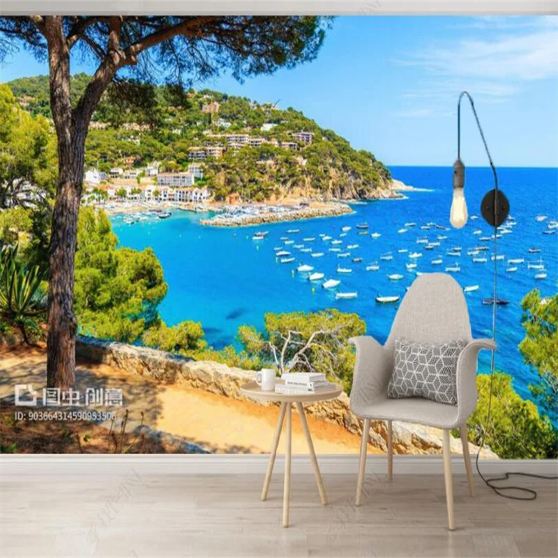 Custom Big Tree Seaside Blue Sky Landscape 3D Photo Wallpaper for Living Room TV Sofa Background Wall Decor Self Adhesive Mural
Custom Big Tree Seaside Blue Sky Landscape 3D Photo Wallpaper for Living Room TV Sofa Background Wall Decor Self Adhesive Mural