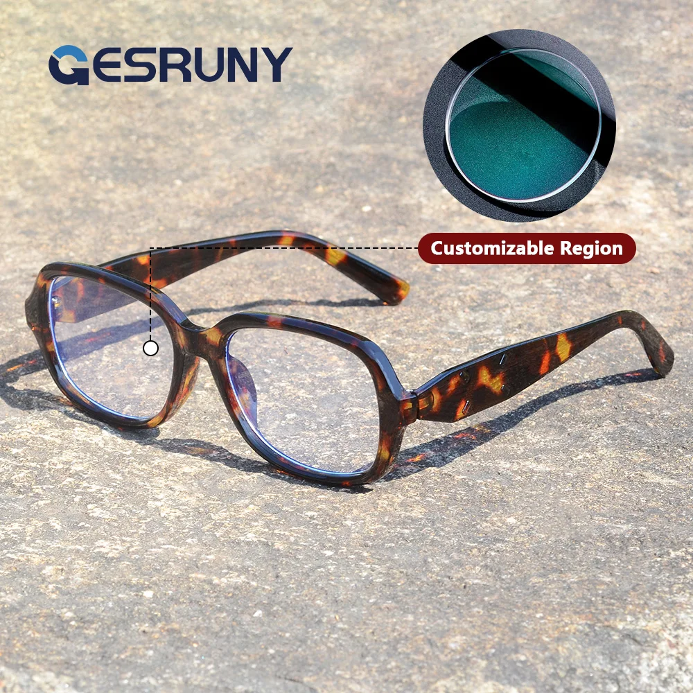 Gesruny Retro Fashion Style Men Women Vintage High Quality Handmade Optical Prescription Glasses Anti Blue Light
Gesruny Retro Fashion Style Men Women Vintage High Quality Handmade Optical Prescription Glasses Anti Blue Light