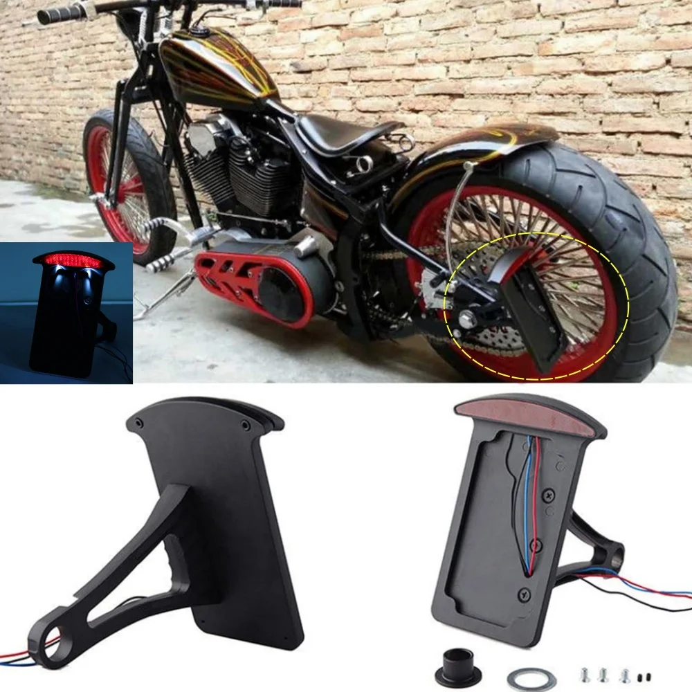 Horizontal Side Mount License Plate Bracket LED Tail Light For Harley Bobber Chopper Custom Motorcycle
Horizontal Side Mount License Plate Bracket LED Tail Light For Harley Bobber Chopper Custom Motorcycle