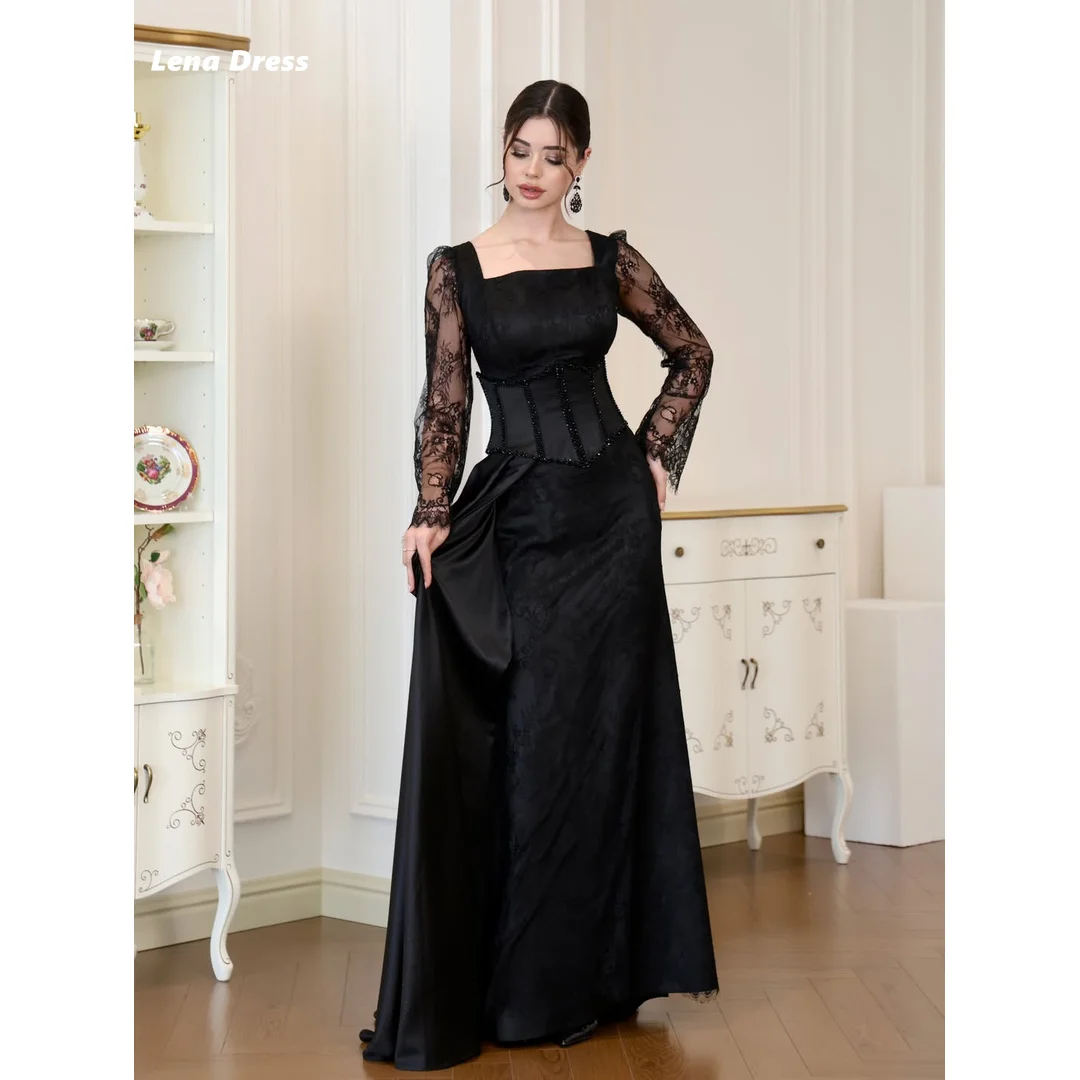 Lena Elegant Evening Dresses for Woman Luxury Party Dress Square Collar Lace Formal & Evening Gowns Customized Black Women's
Lena Elegant Evening Dresses for Woman Luxury Party Dress Square Collar Lace Formal & Evening Gowns Customized Black Women's