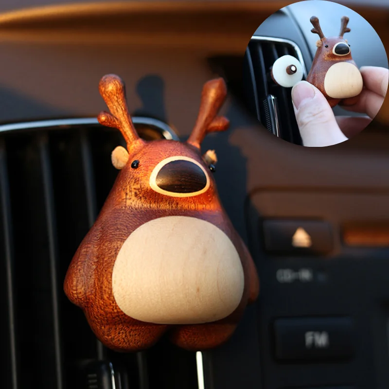 Christmas Decoration Car Fragrance Accessories Solid Wood Car Perfume Air Outlet Decoration Deer type Cute Christmas Gift
Christmas Decoration Car Fragrance Accessories Solid Wood Car Perfume Air Outlet Decoration Deer type Cute Christmas Gift