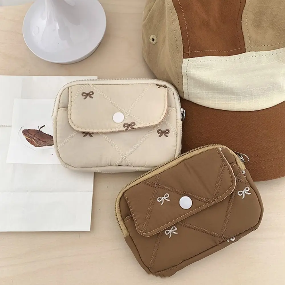 Sweet Cotton Coin Purse Embroidered Bow Zip Small Lipstick Bag Mini Storage Bag Women
Sweet Cotton Coin Purse Embroidered Bow Zip Small Lipstick Bag Mini Storage Bag Women