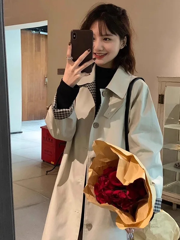 Модное женское пальто средней длины в клетку с элементами стеганой ткани, весна-осень, британский стиль, маленький размер, большое пальто, стильное, для повседневной носки, полиэстер...
Модное женское пальто средней длины в клетку с элементами стеганой ткани, весна-осень, британский стиль, маленький размер, большое пальто, стильное, для повседневной носки, полиэстер...