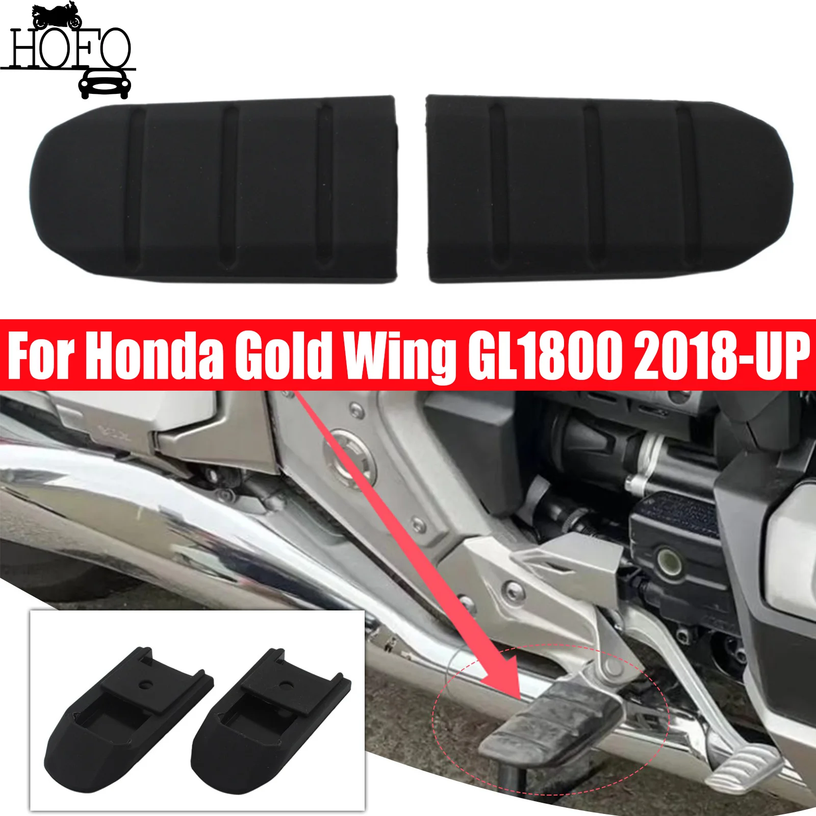 2 шт. передние накладки на педали водителя для Honda Gold Wing GL1800 2018-2024, черные, новые
2 шт. передние накладки на педали водителя для Honda Gold Wing GL1800 2018-2024, черные, новые