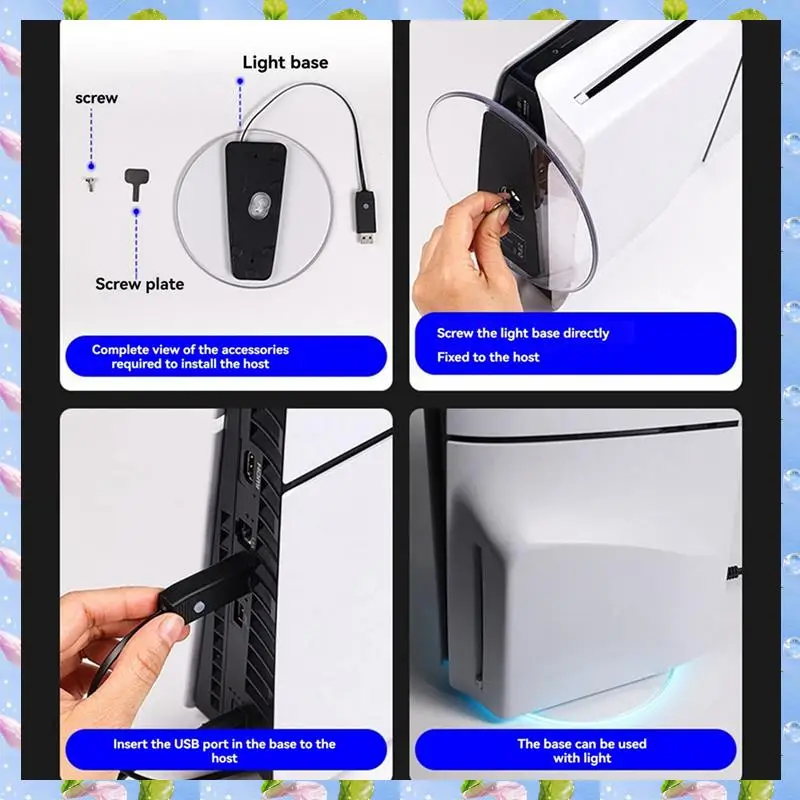 Вертикальная подставка Smartwave-RGB для PS5 и PS5 Slim Plug And Play Простая защелкивающаяся установка Диск освещения RGB и цифровой, вертикальный RGB
Вертикальная подставка Smartwave-RGB для PS5 и PS5 Slim Plug And Play Простая защелкивающаяся установка Диск освещения RGB и цифровой, вертикальный RGB