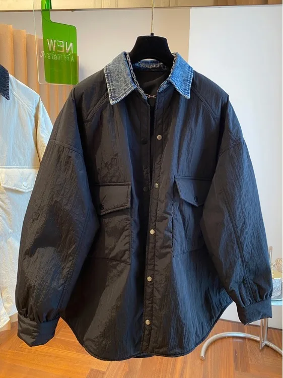 Lightweight Loose Fit Mid-Length Cotton Jaet Women's Winter Outerwear Butt Covering Faionable Commute Sle Collar
Lightweight Loose Fit Mid-Length Cotton Jaet Women's Winter Outerwear Butt Covering Faionable Commute Sle Collar