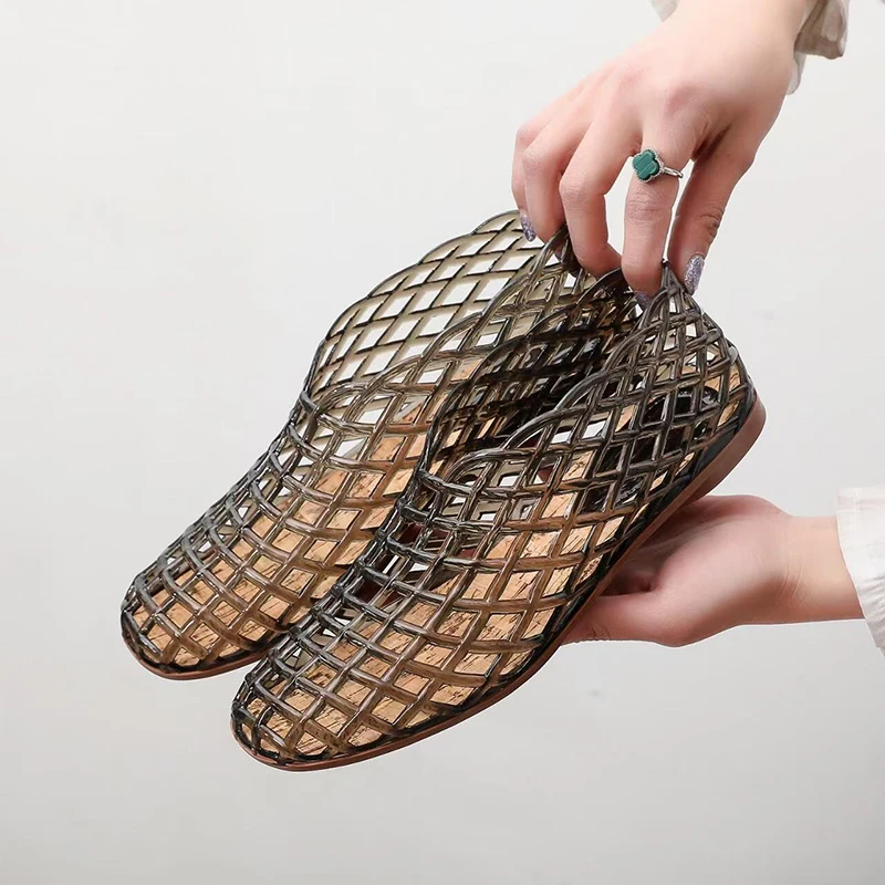 2025 Summer New arrival Women's Hollow Flat Crystal Sandals Designer Outdoor Closed-toe Street Fashion Jelly Shoes
2025 Summer New arrival Women's Hollow Flat Crystal Sandals Designer Outdoor Closed-toe Street Fashion Jelly Shoes