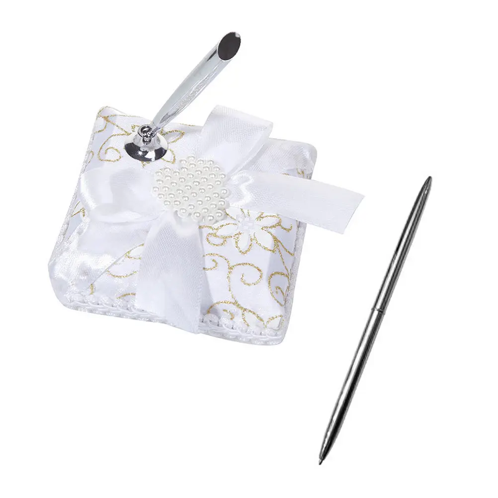1Pcs Wedding Signature Pen Stand Made of Density Board Ribbon Elegant Western Style Party Pen Holder for Wedding Engagement
1Pcs Wedding Signature Pen Stand Made of Density Board Ribbon Elegant Western Style Party Pen Holder for Wedding Engagement