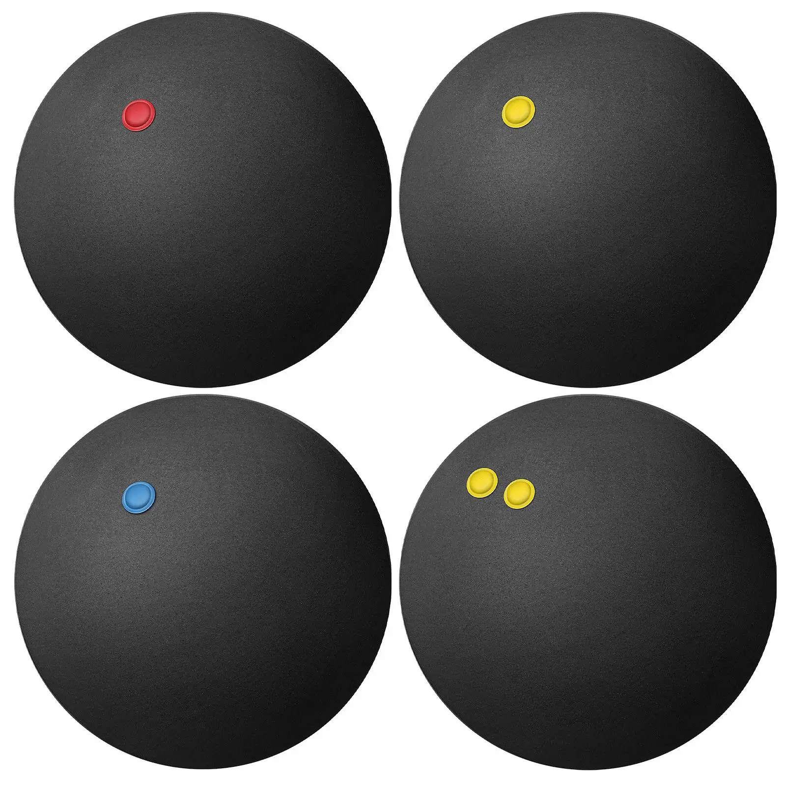 4 Pcs Squash Balls Sports Party Favors Birthday Playground Black Single Dot for Kids
4 Pcs Squash Balls Sports Party Favors Birthday Playground Black Single Dot for Kids