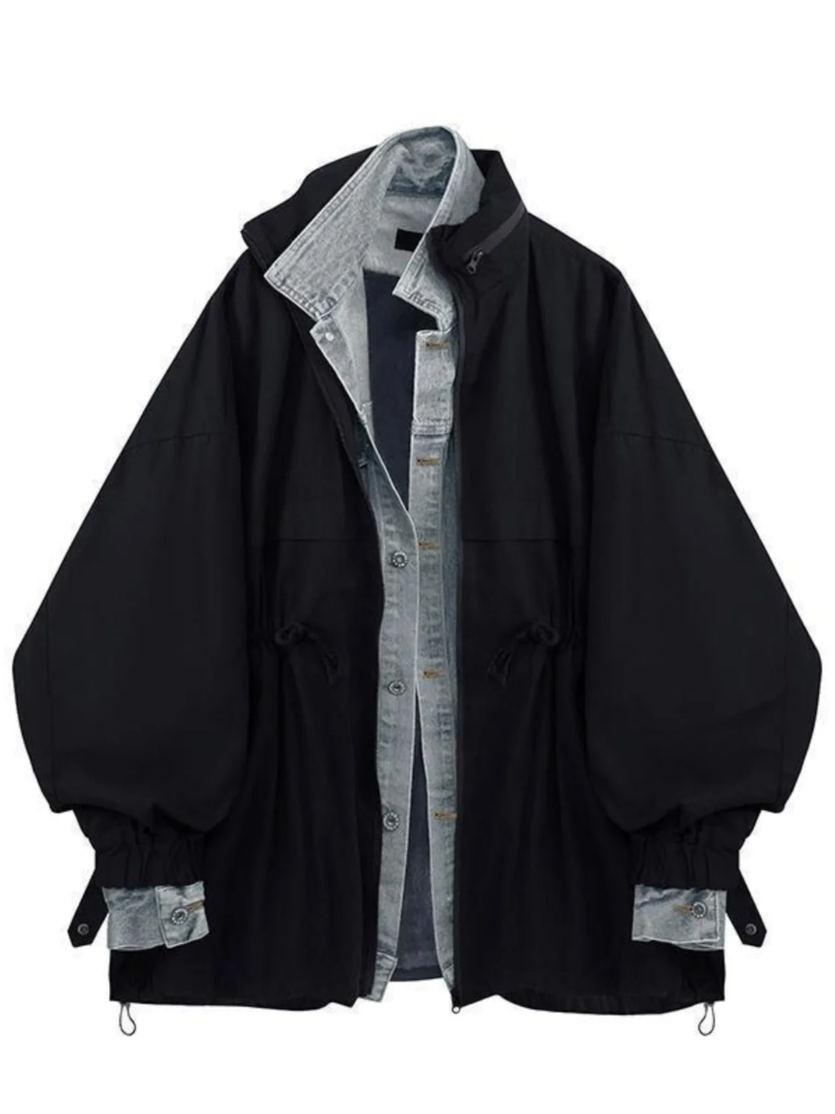 Autumn Winter Large Size Hooded Fake Two-Piece Denim Jaet Men's Casual Leisure Patchwork Couple's Outerwear Top
Autumn Winter Large Size Hooded Fake Two-Piece Denim Jaet Men's Casual Leisure Patchwork Couple's Outerwear Top