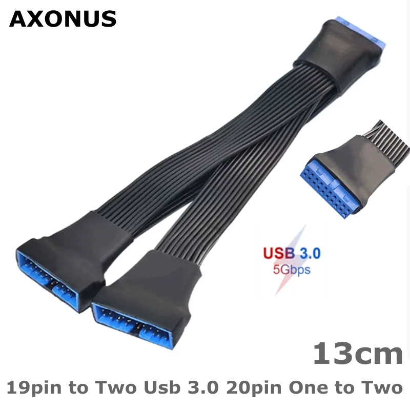 Motherboard Usb3.0 Header 19pin to Two Usb 3.0 20pin One to Two Usb Extension Splitter Diy Usb 1 to 2 Adapter Cable
Motherboard Usb3.0 Header 19pin to Two Usb 3.0 20pin One to Two Usb Extension Splitter Diy Usb 1 to 2 Adapter Cable