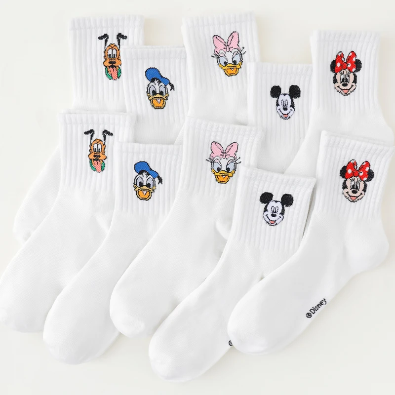 5 Pairs of Korean Style Fashionable Sweet and Cute Women's White Socks Disney Cartoon Cotton Printed Personalized Youth Socks
5 Pairs of Korean Style Fashionable Sweet and Cute Women's White Socks Disney Cartoon Cotton Printed Personalized Youth Socks