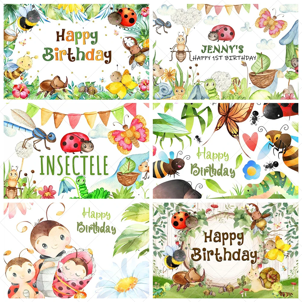 Insect Theme Background Kids Birthday Party Decor Bee Butterfly Ladybug Ant Mantis Leaf Garland Custom Baby Shower Photo Props
Insect Theme Background Kids Birthday Party Decor Bee Butterfly Ladybug Ant Mantis Leaf Garland Custom Baby Shower Photo Props
