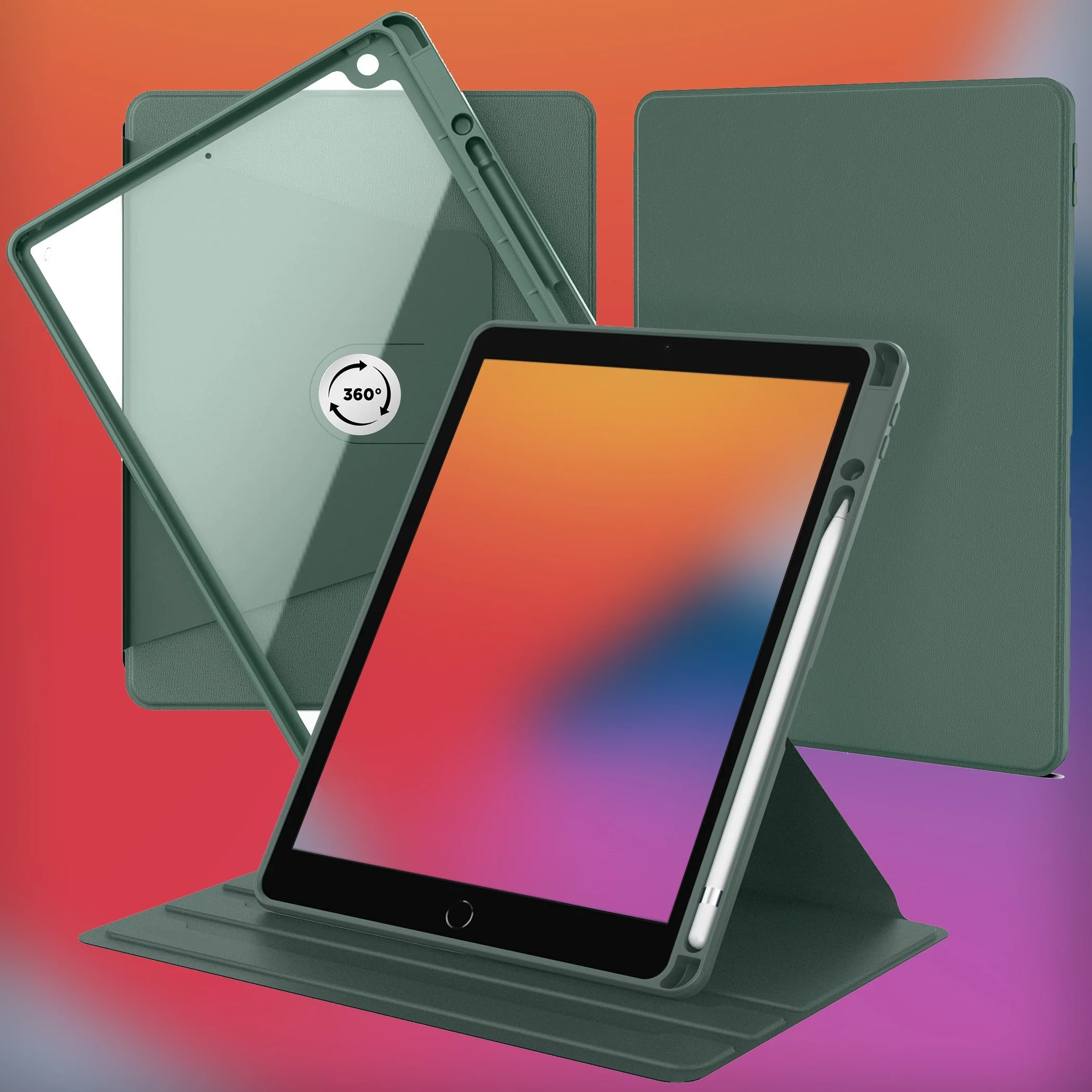 360 ° Вращающийся чехол для iPad 7/8/9th 10.2, 5/6th 9.7, 10.9, A16 11, Air 10.9 M2 M3 11, Pro 11 M4, Mini 6 A17 Pro Cover
360 ° Вращающийся чехол для iPad 7/8/9th 10.2, 5/6th 9.7, 10.9, A16 11, Air 10.9 M2 M3 11, Pro 11 M4, Mini 6 A17 Pro Cover