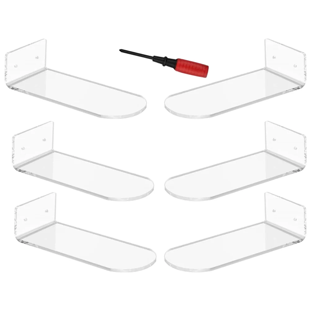 6 Pcs Clear Shoe Display Shelf Wall-mounted Sneaker Metal Floating Rack Shelves Organizer
6 Pcs Clear Shoe Display Shelf Wall-mounted Sneaker Metal Floating Rack Shelves Organizer