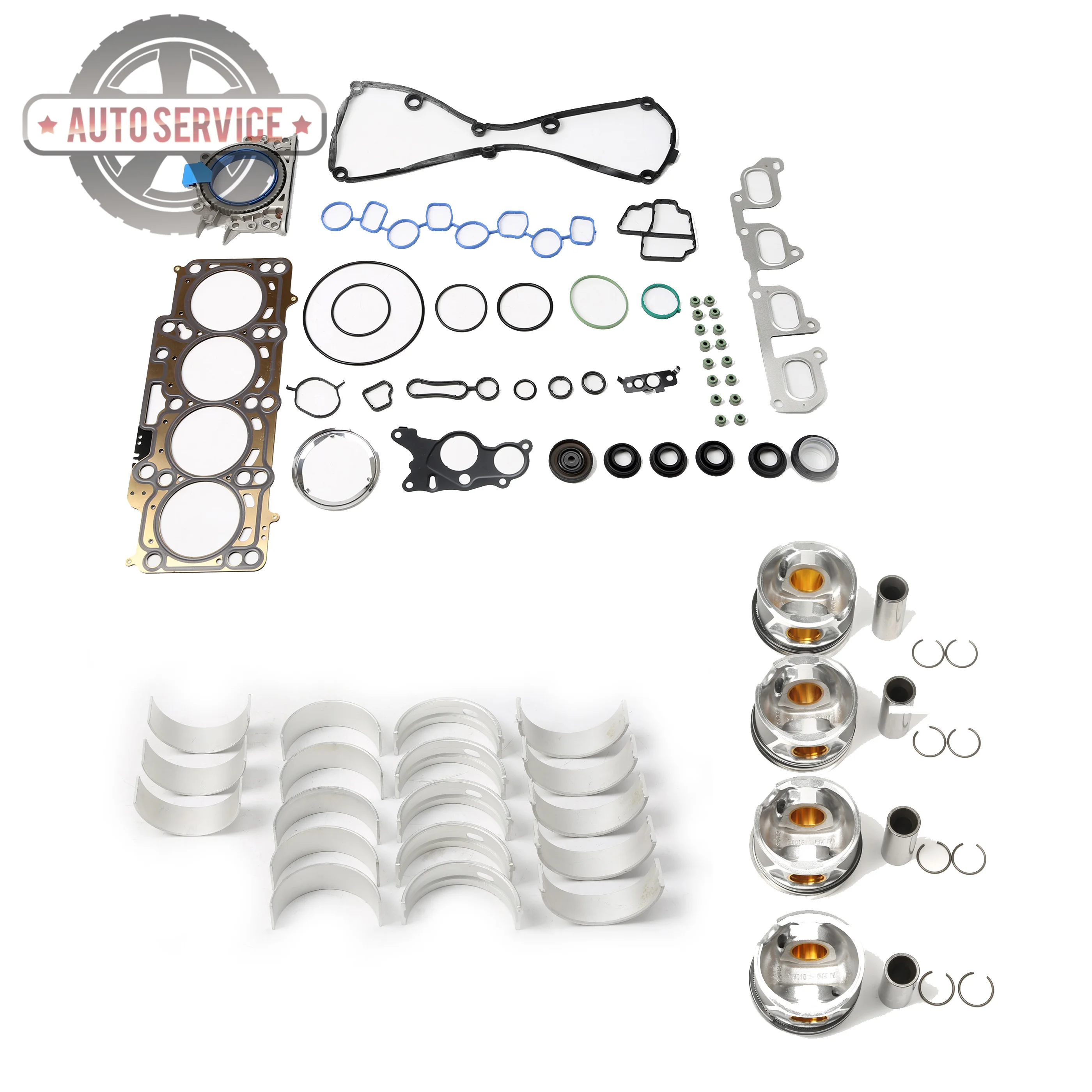 03L198014 Engine Piston Cylinder Gasket Shaft Shim Overhaul Kit for VW Skoda TIGUAN Audi A1 A3 A4 A5 A6 038105701B 03L107065AD
03L198014 Engine Piston Cylinder Gasket Shaft Shim Overhaul Kit for VW Skoda TIGUAN Audi A1 A3 A4 A5 A6 038105701B 03L107065AD