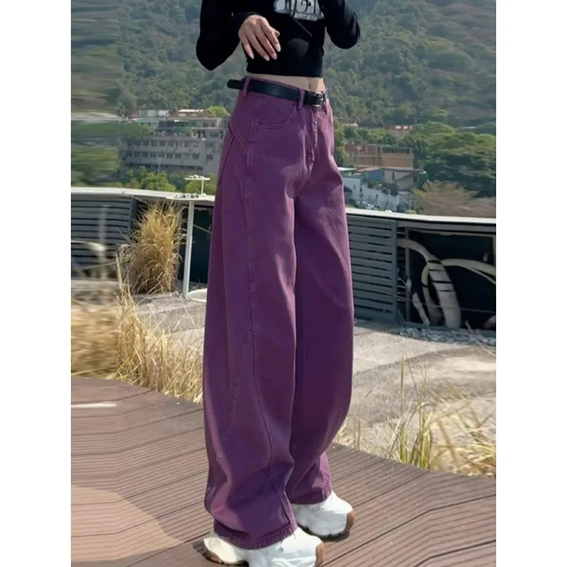 American Retro Curved-cut Jeans for Women in The New Autumn Style. Loose and Slimming Straight-leg Long Pants for Chubby Girls
American Retro Curved-cut Jeans for Women in The New Autumn Style. Loose and Slimming Straight-leg Long Pants for Chubby Girls