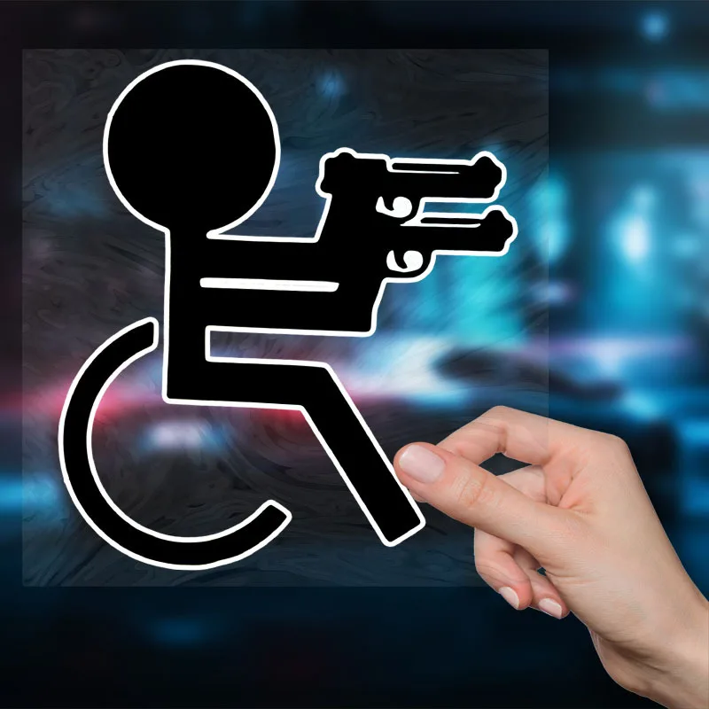 Funny Wheelchair Car Sticker for Laptop Water Bottle Car Motorcycle Vehicle Paint Window Wall Cup Toolbox Guitar Scooter Decals
Funny Wheelchair Car Sticker for Laptop Water Bottle Car Motorcycle Vehicle Paint Window Wall Cup Toolbox Guitar Scooter Decals