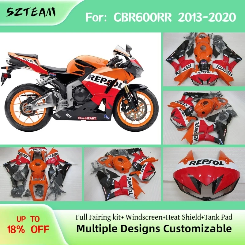 Комплект обтекателей (фаркопов) для Honda CBR600RR 2013-2020, литые, профессионального качества
Комплект обтекателей (фаркопов) для Honda CBR600RR 2013-2020, литые, профессионального качества