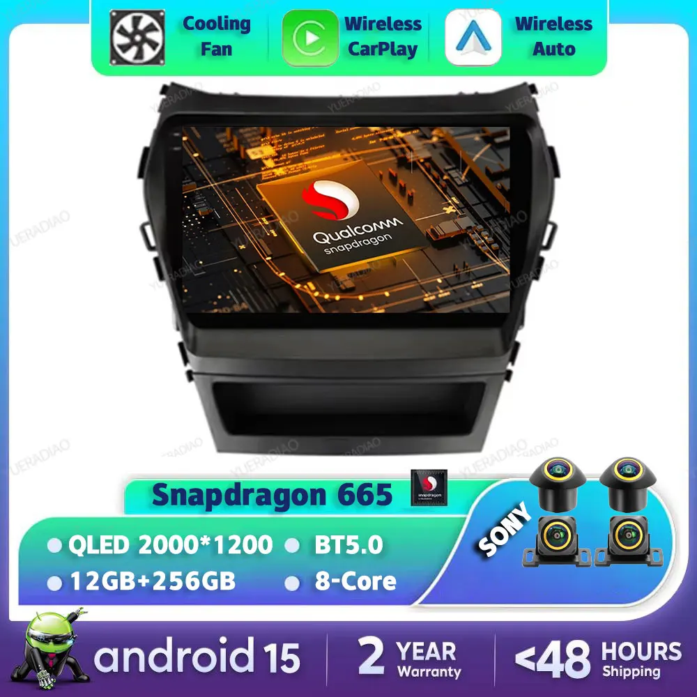 Android 15 Car Radio For Hyundai Santa Fe 3 Grand IX45 2012 - 2017 GPS NAVI 4G WIFI Qualcomm Multimedia Video Player QLED 2DIN
Android 15 Car Radio For Hyundai Santa Fe 3 Grand IX45 2012 - 2017 GPS NAVI 4G WIFI Qualcomm Multimedia Video Player QLED 2DIN