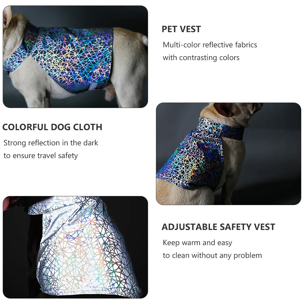 1pc Colorful Reflective Dog Vest Waterproof Adjustable Safety Gear For Light Up Pet Clothing Reflective Fabric Dog
1pc Colorful Reflective Dog Vest Waterproof Adjustable Safety Gear For Light Up Pet Clothing Reflective Fabric Dog