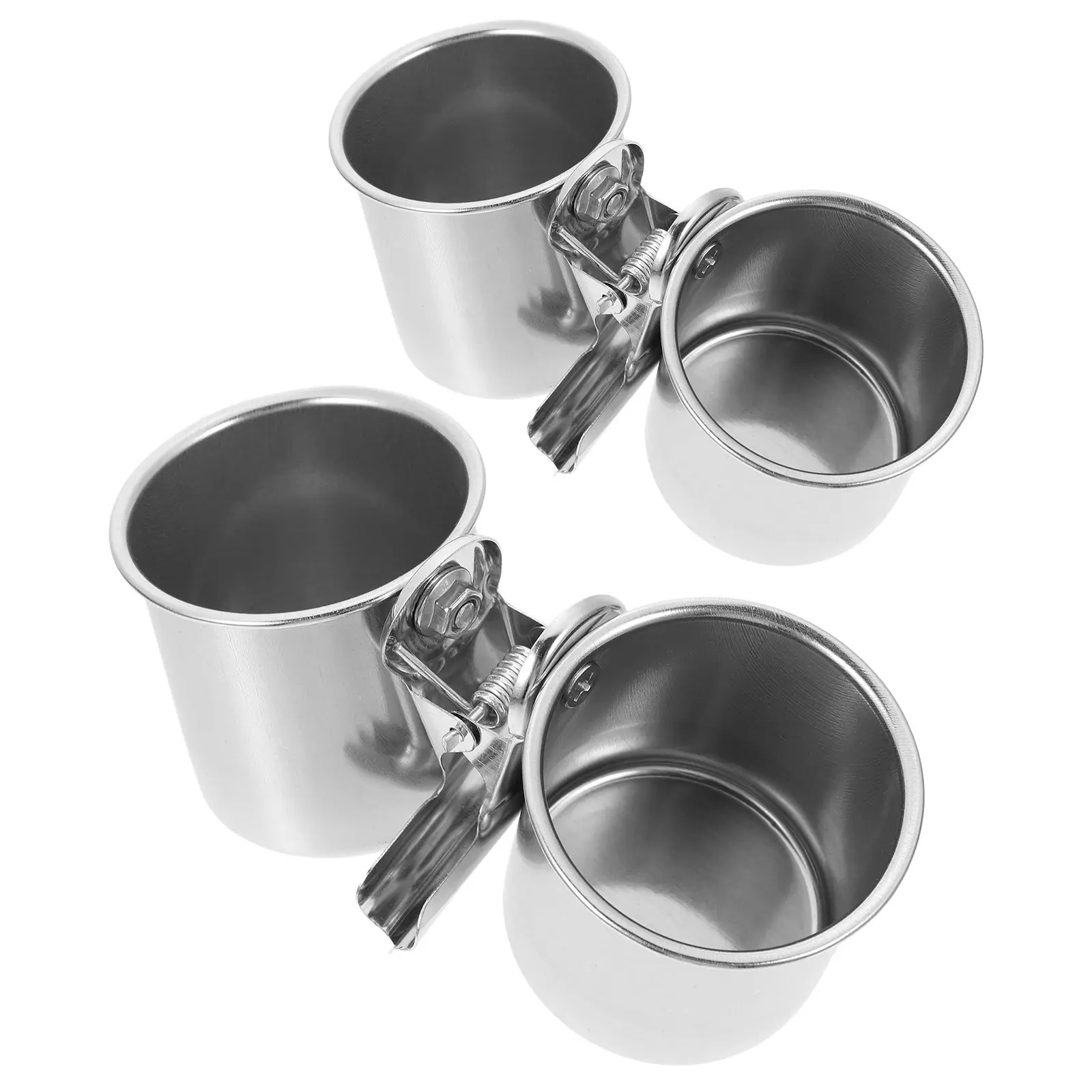 2Pcs Stainless Steel Bird Bowl Parrot Feeder Cup Large Capacity Clip Design Bird Food Holder Water Cup Pet Supplies
2Pcs Stainless Steel Bird Bowl Parrot Feeder Cup Large Capacity Clip Design Bird Food Holder Water Cup Pet Supplies