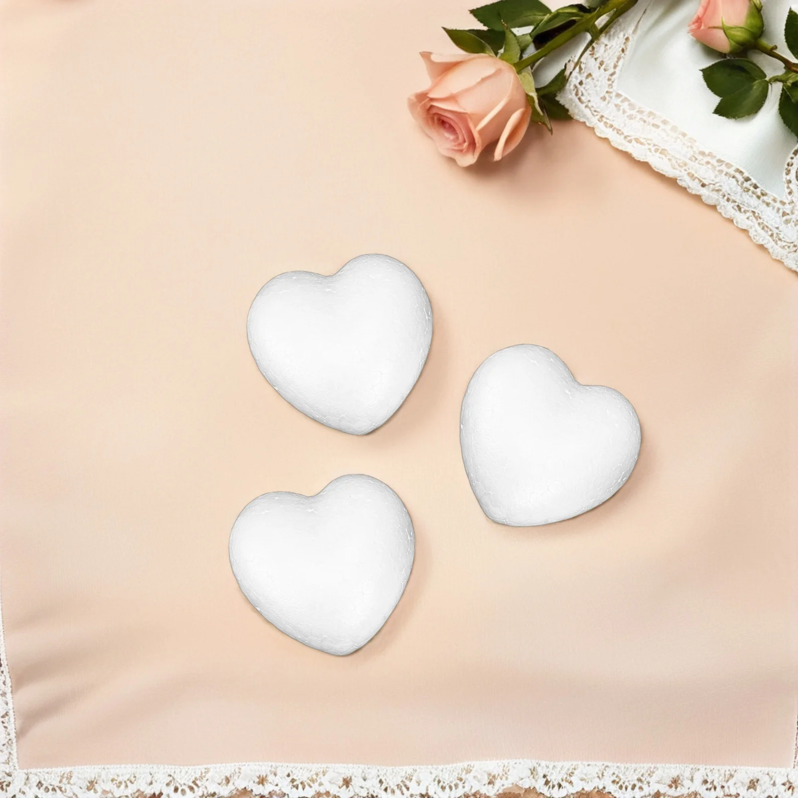 20Pcs Heart Shaped Foam Balls DIY Blank Craft Supplies Smooth Foams Wedding Ornament Valentine Decor Heart Shape Foam Balls
20Pcs Heart Shaped Foam Balls DIY Blank Craft Supplies Smooth Foams Wedding Ornament Valentine Decor Heart Shape Foam Balls