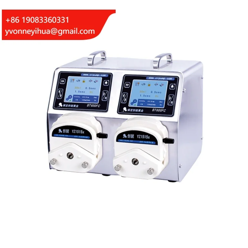 Chuangrui Dual Channel Liquid Intelligent Filling Peristaltic Pump
Chuangrui Dual Channel Liquid Intelligent Filling Peristaltic Pump