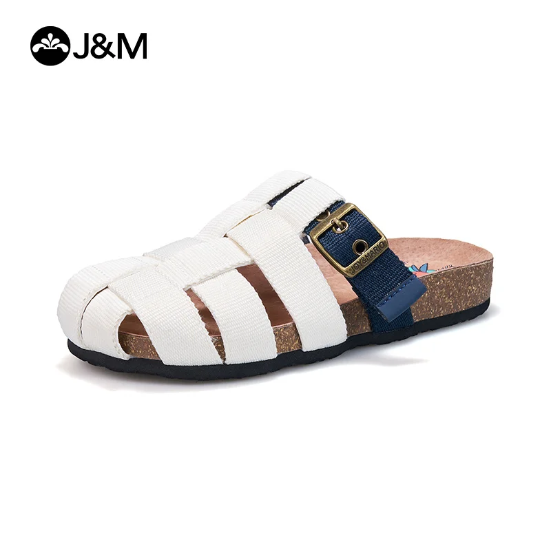 Женские шлепанцы J & M, модная повседневная обувь, летние тапочки, пляжные сандалии, сетчатые мюли, белые
Женские шлепанцы J & M, модная повседневная обувь, летние тапочки, пляжные сандалии, сетчатые мюли, белые