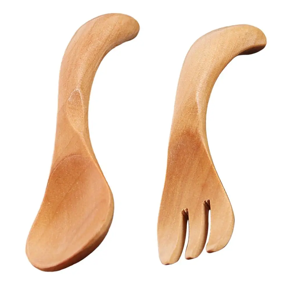 Wooden Children's Fork and Spoon Cutlery Toddler Tableware Household Daily Practical Set
Wooden Children's Fork and Spoon Cutlery Toddler Tableware Household Daily Practical Set