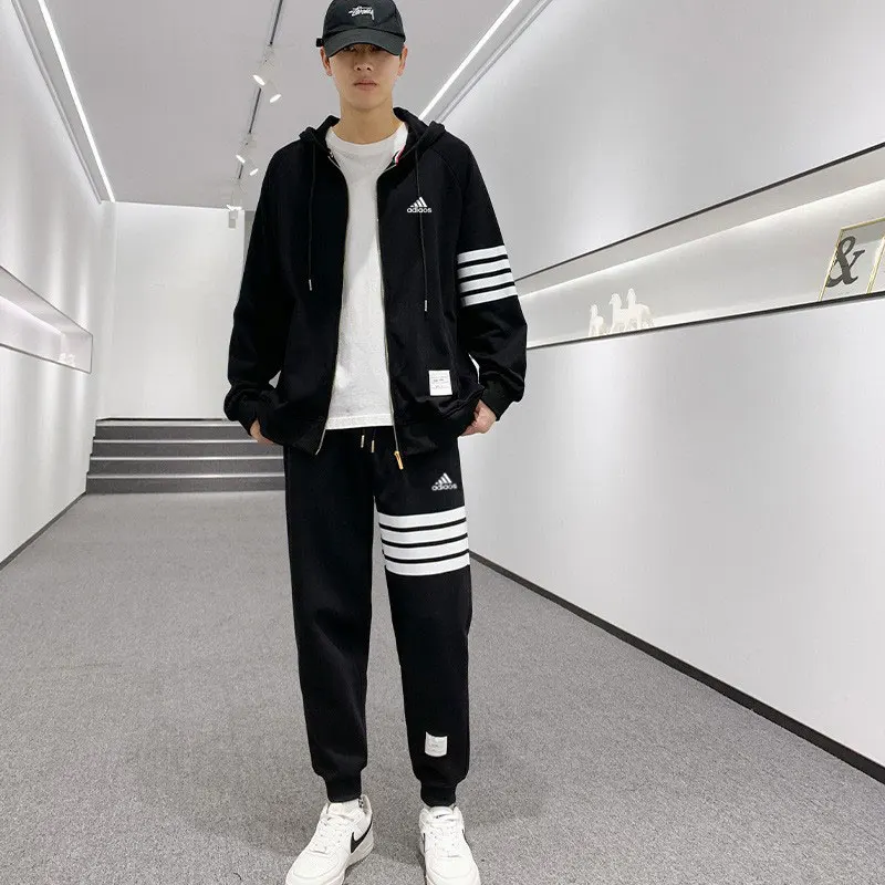 Men's Sportswear Fitness Suit, Street Suit Plus Cashmere Warm Youth Fashion Casual Loose Jogging Winter Men's Sportswear Suit 24
Men's Sportswear Fitness Suit, Street Suit Plus Cashmere Warm Youth Fashion Casual Loose Jogging Winter Men's Sportswear Suit 24
